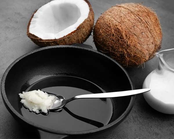 eating coconut oil